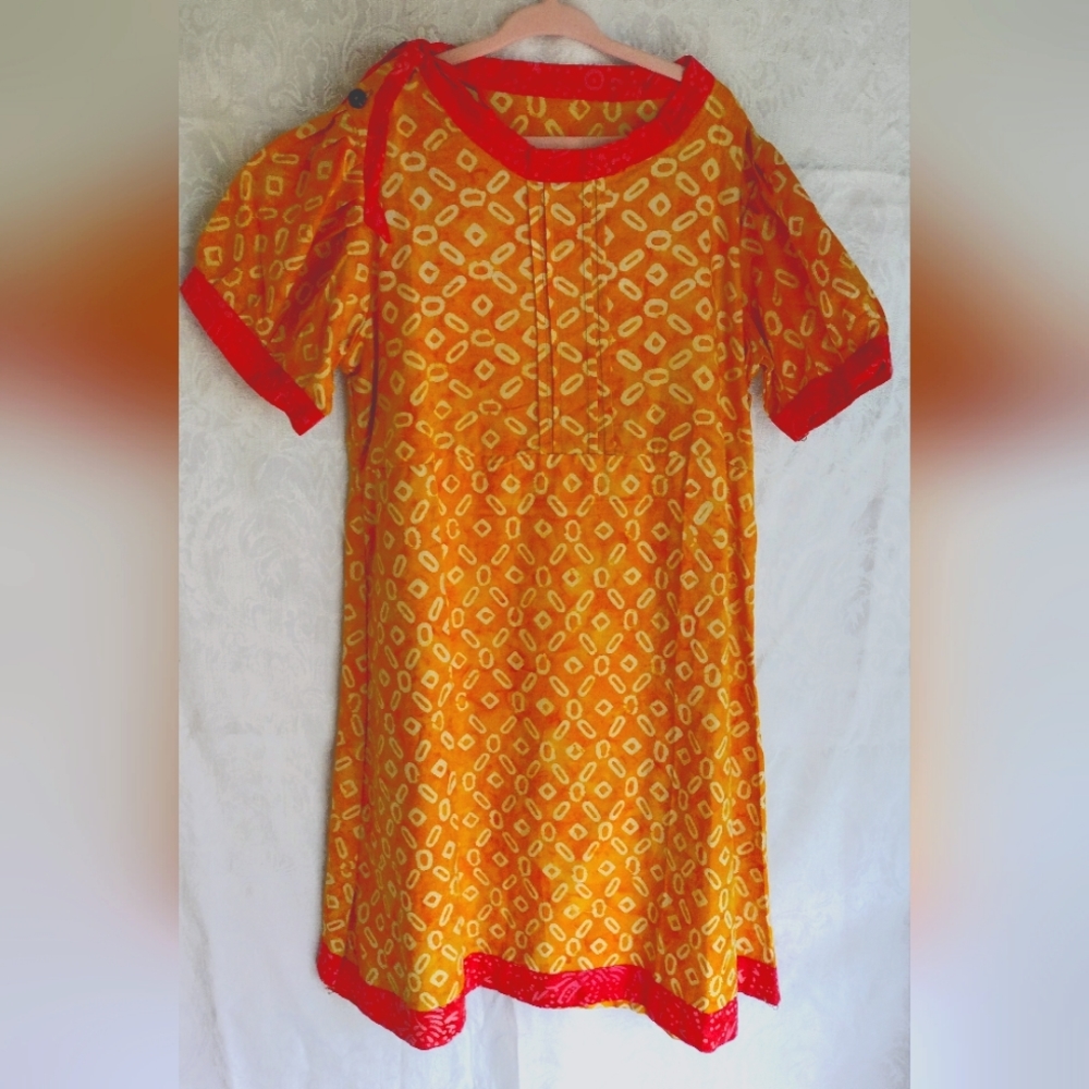 Batik Dress For 7/8 Yrs Old Girl